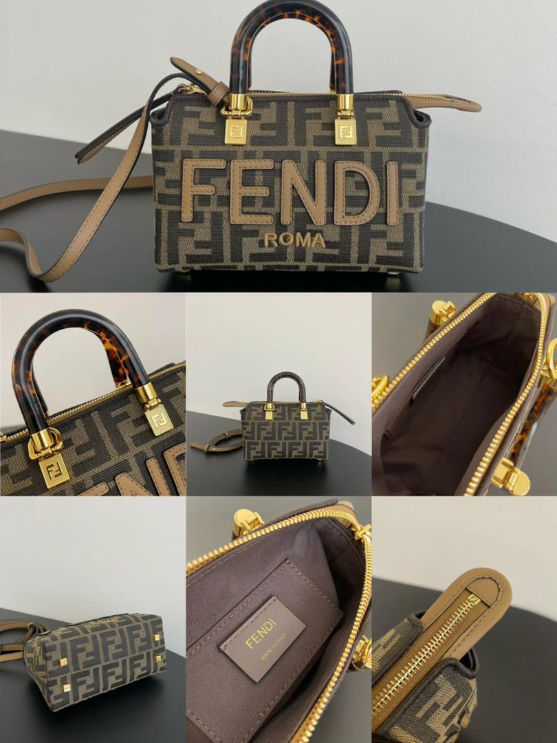 Fendi By The Way Mini Top Handle Bag Brown/Black