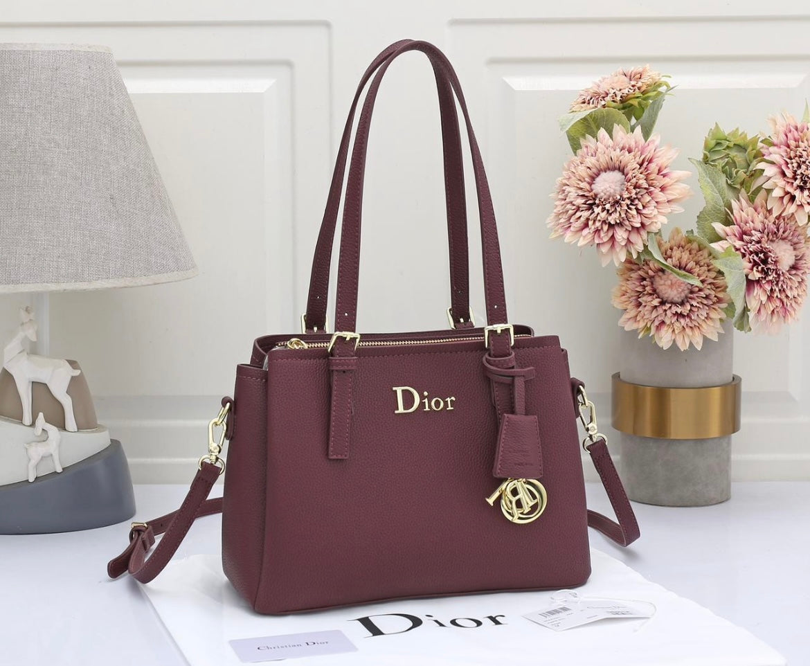 Dior Ladies Bag (Maroon)