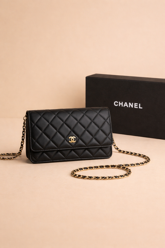 CHANEL Black Ladies Purse