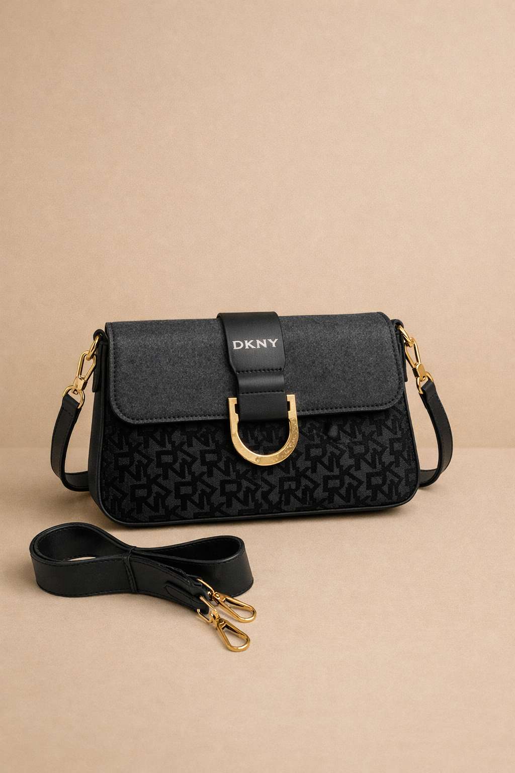 DKNY Black Leather Women’s Handbag