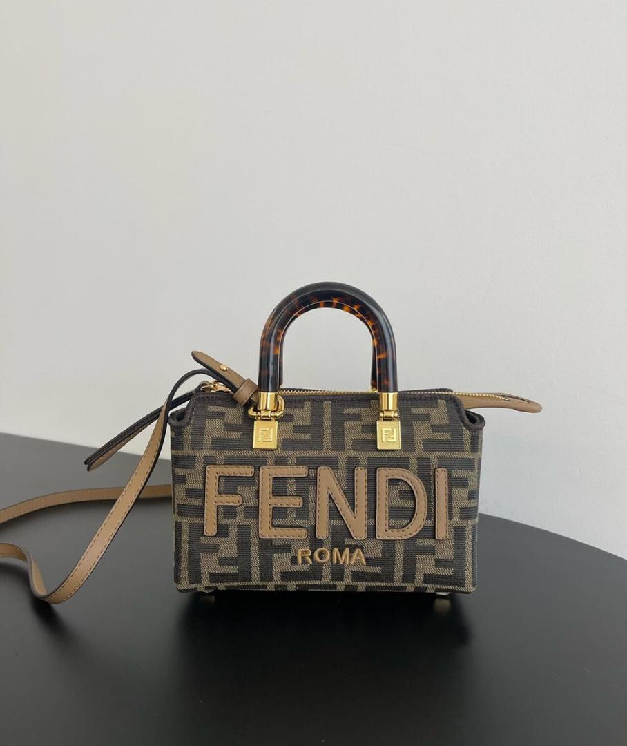 Fendi By The Way Mini Top Handle Bag Brown/Black