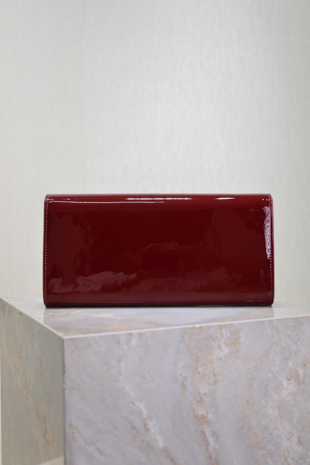Yes Saint Laurent Red Burgundy Ladies Purse