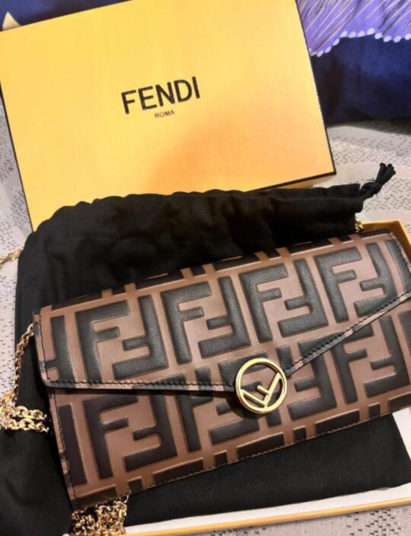 Fendi Ladies Purse Brown/Black
