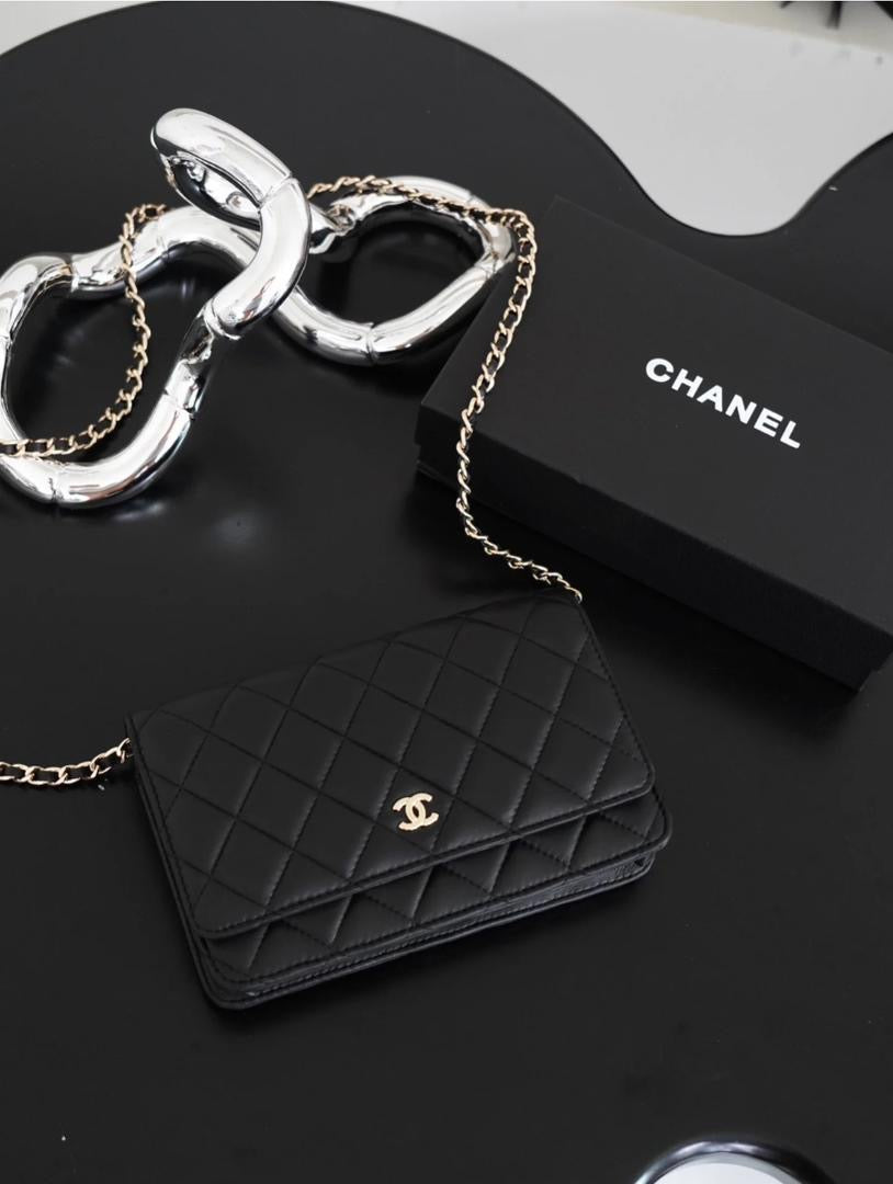 CHANEL Black Ladies Purse