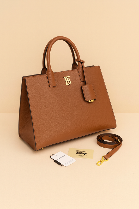 Burberry Frances Women’s Mini Leather Bag (Brown)