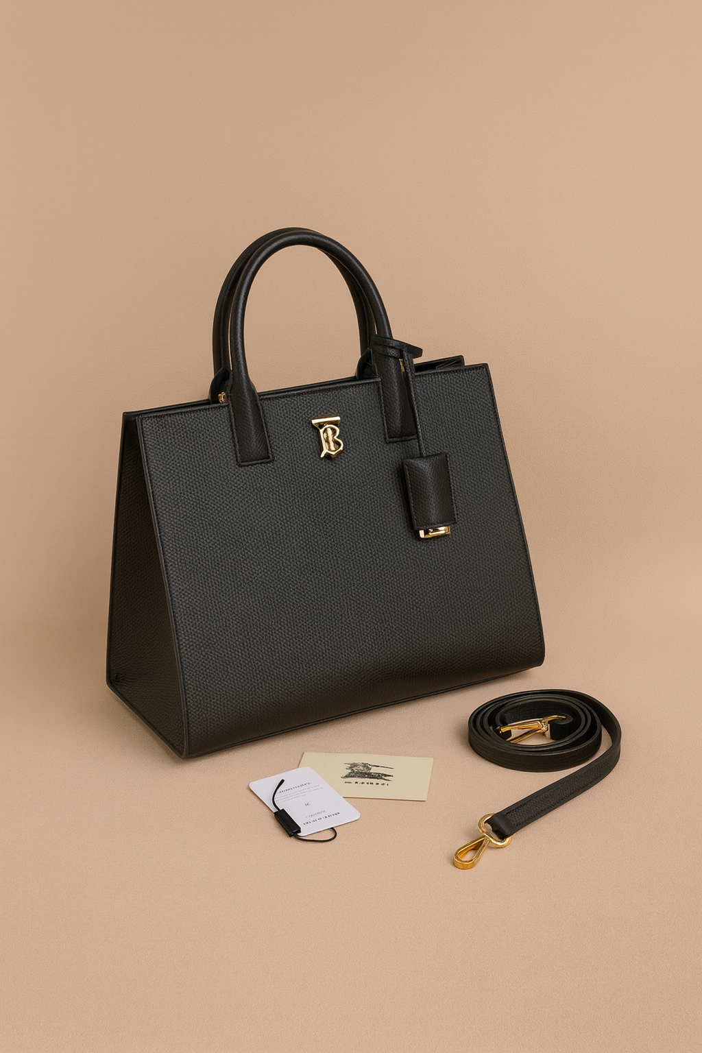 Burberry Frances Women’s Mini Leather bag (black)