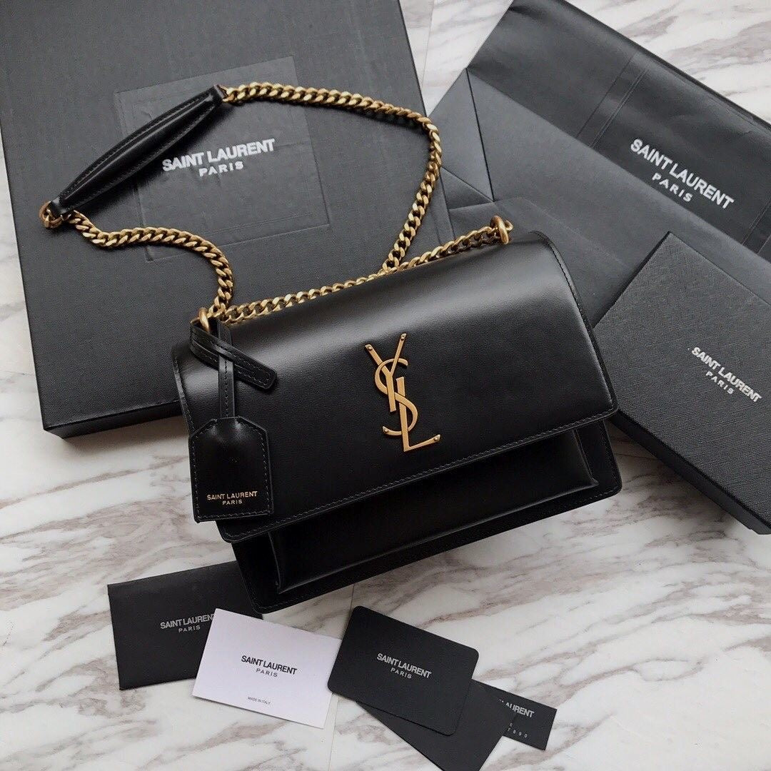 Saint Laurent Sunset Medium (Black/Gold)