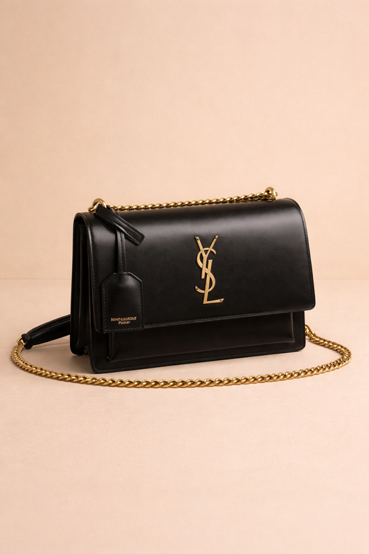 Saint Laurent Sunset Medium (Black/Gold)