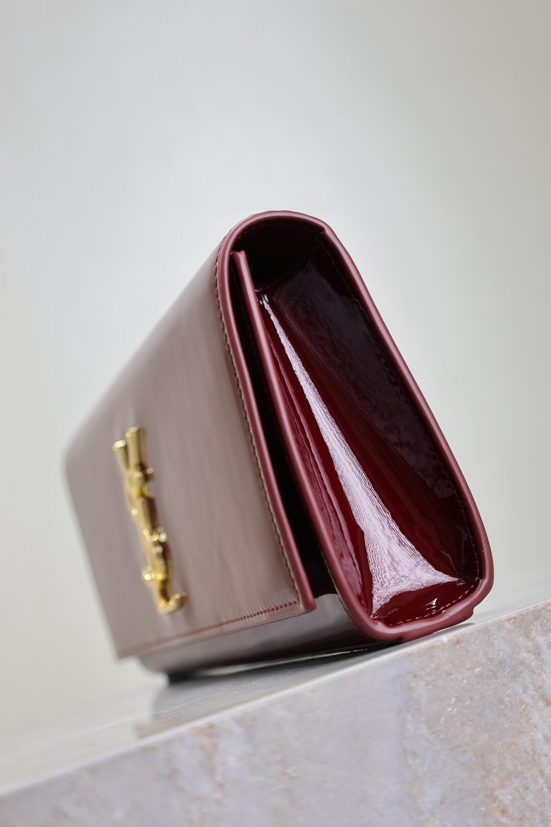 Yes Saint Laurent Red Burgundy Ladies Purse