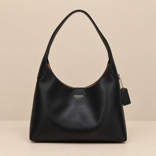 Coach Relaxed Hobo Shoulder Bag Black